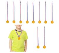 10 Medallas de Plástico,Medallas Regalo para Fiestas,Medallas Deportivas,Medallas de Oro,Medallas de Juguete,Medallas Regalo para Fiestas,Medallas Deportivas para Fiestas de Cumpleaños, Juegos Prizzes