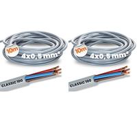 10 metros Lapp 00101234 Ölflex Classic 100 - Cable de control (4 x 0,5 mm², sin conductor de protección verde y amarillo), cable de 4 hilos, PVC codificado por color, 4 conductores, 4 conductores, PVC