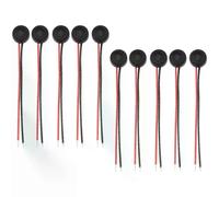 10 micrófonos de condensador electret de 4 mm x 2 mm para PC, teléfono, MP3 y MP4