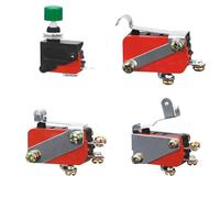 10 microinterruptores 250 V CA 1-21 A SPDT, interruptor de límite de recorrido momentáneo, palanca de rodillo, alta precisión de acción, seguridad(V-166-1C25)
