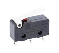 10 microinterruptores de 2/3 pines, NO/NC, miniinterruptor de límite, 5 A, 250 V CA, KW11-3Z, palanca de arco de rodillo, acción rápida, microinterruptores de empuje