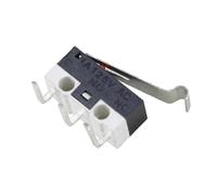 10 microinterruptores de límite pequeños for coche con rueda de desplazamiento y mango curvo.(Arc clamp Left)
