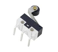 10 microinterruptores de límite pequeños for coche con rueda de desplazamiento y mango curvo.(Left bend of pulley)