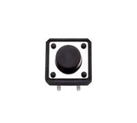 10 microinterruptores táctiles momentáneos de 12 x 12 mm for panel PCB, encendido y apagado, 12 V CC, 4 pines DIP, altura = 5/6/7/8/9/10/12/13/15/16 mm.(H5.0mm)