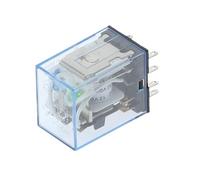 10 microrelés HH53P MY3NJ MY3 de 11 pines, bobina de CC de 12 V/CC de 24 V/CC de 110 V/CA de 220 V, de uso general, electromagnético intermedio(AC 110V)