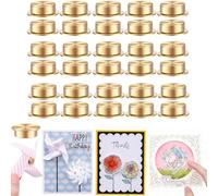 10 mini rodamientos giratorios de metal para hacer tarjetas, rotación de 360°, mecanismo de giro suave, giratorio para manualidades, tarjetas de papel, álbumes de recortes, joyería, manualidades