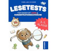 10 Minuten Lesetraining für ADHS-Kinder: 30-Tage-Challenge mit Bewegungspausen: Spaßiges Lesen für Konzentrationsschwäche (3.-4. Klasse)