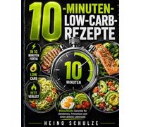 10-Minuten-Low-Carb-Rezepte: Blitzschnelle Gerichte für Abnehmen, Fettverlust und einen aktiven Lebensstil