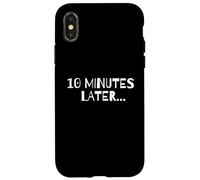 10 Minutes Later Meme Divertido Dibujos Animados Gamer Troll Dank Meme Carcasa para iPhone X/XS
