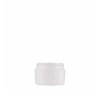 10 ml frasco de plástico 'Antonella', PP, blanco, boca: tapa de rosca