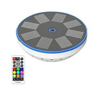 10 Modes Solar Pool Lights - Waterproof LED Lighting, Floating Pool Lights with Remote Control, Submersible Glow with Color Changing Effects, 15cm Inflatable Sphere, Night Lantern for Pond Fountain