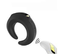 10 Modos de Vibración Anillo Masajeador con Control Remoto, Punto G, Recargable Impermeable Masajeador de Pezones, Masajeadores de Perineo para Parejas