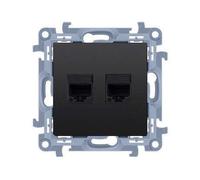 Enchufe doble ordenador RJ45 categoría Simon 10 C52.01/49
