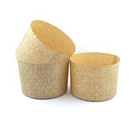 10 moldes para panettone de 12 x 17 cm de alto de papel para hacer dulces de horno como panettone y tartas altas, ideal para elaboraciones tradicionales de pastelería.