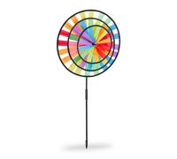 10 molinillos de viento arcoíris, Molinillo viento multicolor, Decoración jardín