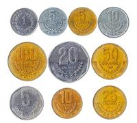 10 Monedas Antiguas De La República De Costa Rica En América Central. Monedas Coleccionables De Costa Rica Colón. Ideal para Banco De Moneda, Sostenedores De Moneda Y Album De Monedas