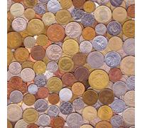 10 monedas antiguas hechas en los 90. Diferentes monedas coleccionables de los noventa 1990-1999