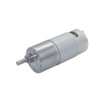 10 motores de engranajes CC JGB37-550 D6x21 mm, 12/24 V, alto par y alta potencia, 28/53/86/110/160/260/480/770/1450/2300 RPM(JGB37-550-110RPM)