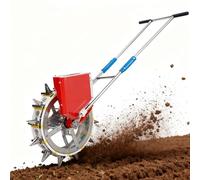 10 mouths,BAOJUHUIKANG Sembradora de Maíz, Algodón, Soja y Cacahuete Multifuncional con Siembra de Precisión y Aplicador de Fertilizante sin Ruedas de Presión, para Pequenas Granjas y Jardines Caseros