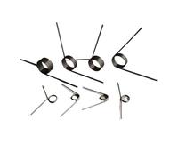 10 muelles de torsión de acero con resorte de 1,5 mm, varios tipos, bobinas giratorias en V para equipos industriales, piezas de automóviles, herramientas de reparación mecánica (60 grados, 12 mm)