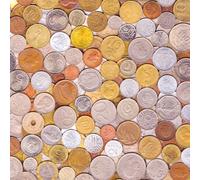 10 OLD COINS MADE in 80's. DIFFERENT COLLECTIBLE COINS from EIGHTIES 1980-1989