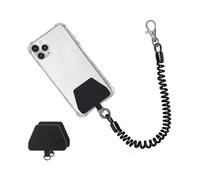 10 Ones Design Phone Lanyard with Patch, Universal Stretch Lasso Straps And Anti-fall Phone Case Anchor Outdoor Hiking Cycling Climbing Compatible Wit