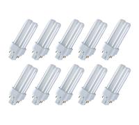10 Osram Dulux D/E 26W/865 Luz Día 6500K G24q-3 Lámpara Fluorescente Compacta