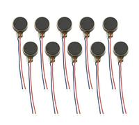 10 Pack 1034 micromotores de vibración planos 12000 Rpm 3 V tensión mini pieza gruesa motor vibrador para teléfono móvil, tableta, electrodoméstico, 10 x 3,4 mm