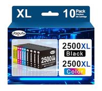 10 Pack 2500XL Cartuchos de Tinta Multipack para Canon PGI-2500XL Compatiable con Canon Maxify MB5050 MB5455 MB5150 MB5450 MB5000 MB5100 MB5300 MB5350 iB4150 MB5400 MB4050 MB5155 iB4000 iB4100 iB4050