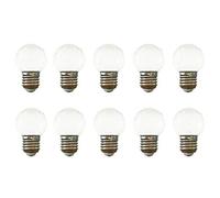 10 PACK - 2W LED Bombillas de Colores E27 Casquillo Gordo 2W 200Lm 220V-240V AC Bombillas LED Vistoso LED Lámpara Luz Ambiente para Hogar, Decoración, Bar, Fiesta, KTV