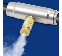 10 Pack High Pressure isting System Nozzle, Spray isting Nozzle, Anti Drip Cleanable Brass isting Nozzles, 3/8" Interface Quick Connector(Size:Orifice 0.1mm,)