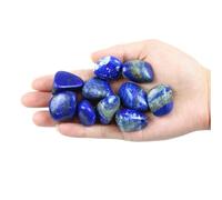 10 Packs of Brazilian Tumbled Polished Natural Lapis Lazuli Crystals, Crystals and Healing Stones Quartz Bulk for Wicca, Reiki, Healing Energy, Chakra Stones, Witchcraft Supplies(0.5LB)