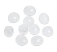 10 Packs of Brazilian Tumbled Polished Natural Quartz Crystals, Crystals and Healing Stones Quartz Bulk for Wicca, Reiki, Healing Energy, Chakra Stones, Witchcraft Supplies(0.5LB)