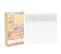 10 Pairs Ceramic Chopsticks | Secure Textured Finish for Easy Grip | Reusable Chopsticks for Asian Dining / Home / Restaurant / Present (Orchid)