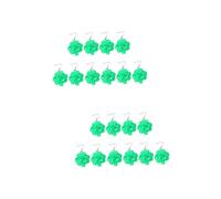 10 Pairs Shamrock Drop Favors Luminous Party Supplies Irish Glowing Earrings Patricks Day Accessories Earhook LED