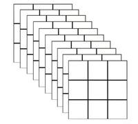 10 paneles de pared autoadhesivos de 30 x 30 cm para cocina, baño, adhesivos decorativos de PVC resistentes al agua, aspecto moderno de mármol, solución fácil de despegar e instalar (blanco)