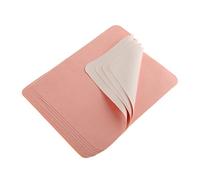 10 paños de fibra para limpiar lentes de sol, color rosa y beige