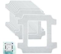 10 paños de limpieza para Ecovacs W2S Familia robot limpiacristales de microfibra para Ecovacs W2S, lavables, para ventanas, manchas, polvo