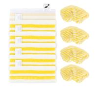 10 Paños de Microfibra para Kärcher SC1 SC2 SC3 SC4 SC5 EasyFix Repuesto | 6 Paños para Suelo y 4 Fundas para Boquilla Manual Microfibra Lavable y Reutilizable Accesorios