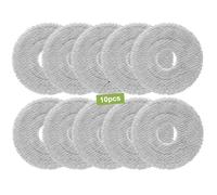 10 Paños Recambios para Dream X40/L40/X50/L50 Ultra/X50 Ultra /X40 Master/L10s Ultra/L10s Pro Ultra/L20 Ultra/L40 Ultra/D10 Plus, para ECOVACS T50 Pro Omni Gen2/T50 Omni,para Roborock QV 35A/Qrevo S5V