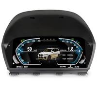 10" Pantalla LCD HD Panel de instrumentos digital para BMW Serie 1 F20/F50, Serie 2 F22/F45, X1 F48/F49, X2 F39, 5-UI Plug & Play control en el volante, Temperatura Aceite, Presión de los neumáticos