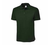10 Paquete Polo Liso Unisex Hombre Clásico Camiseta Trabajo Manga Corta Uneek