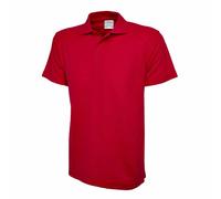 10 Paquete Polo Liso Unisex Hombre Clásico Camiseta Trabajo Manga Corta Uneek