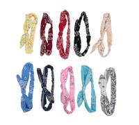 10 Paquetes de Diadema Anudada Ancha, Diademas de Moda para Mujer Diademas Elásticas Banda para el Cabello Yoga Correr Deportes Bandas para el Cabello Anudadas Diademas de