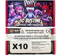 10 paquetes de tarjetas POPPY, 50 tarjetas en total | Producto oficial Diramix