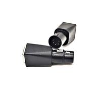 10 Par de Conector DMX una RJ45 Ethernet RJ45 una Adaptador XLR DMX Hembra y Macho de 5 Pines para Audio y Vídeo