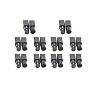 10 Par de Conector DMX una RJ45 Ethernet RJ45 una Adaptador XLR DMX Hembra y Macho de 5 Pines para Audio y Vídeo