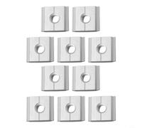 10 para soportes Aluminio Panel Solar RV Barco 10 para soportes | Aluminio aleación, ligero , para vehículos recreativos, barcos, techos irregulares