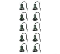 10 para soportes de Calle Escala OO HO para Modelismo, Farolas LED Verdes con Resistencias 12V/16V, Detalles Realistas para Maquetas de Trenes y Ciudades en Miniatura(Bottle Green)
