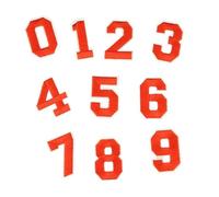 10 parches bordados for planchar, accesorios de ropa con números del 0 al 9, for sombreros, mochilas, camisetas y pegatinas for coser Para Coser Para Ropa, Sombrero, Jeans(COLOR2)